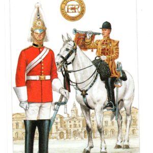 British Army Single Postcards -#1 The Life Guards - Postcard