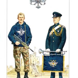 #4 1st The Queen's Dragoon Guards - Postcard