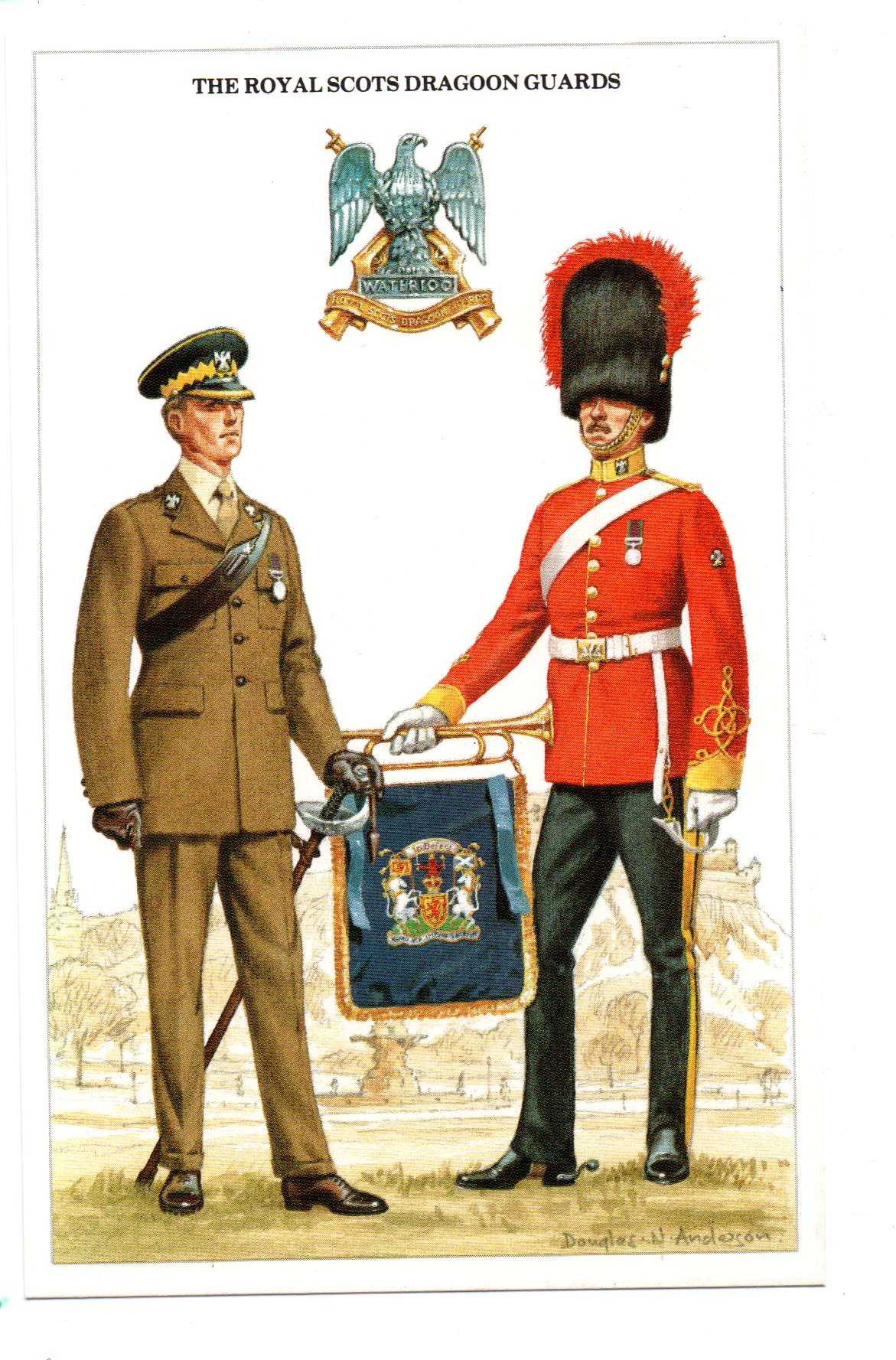 #5 The Royal Scots Dragoon Guards Postcard
