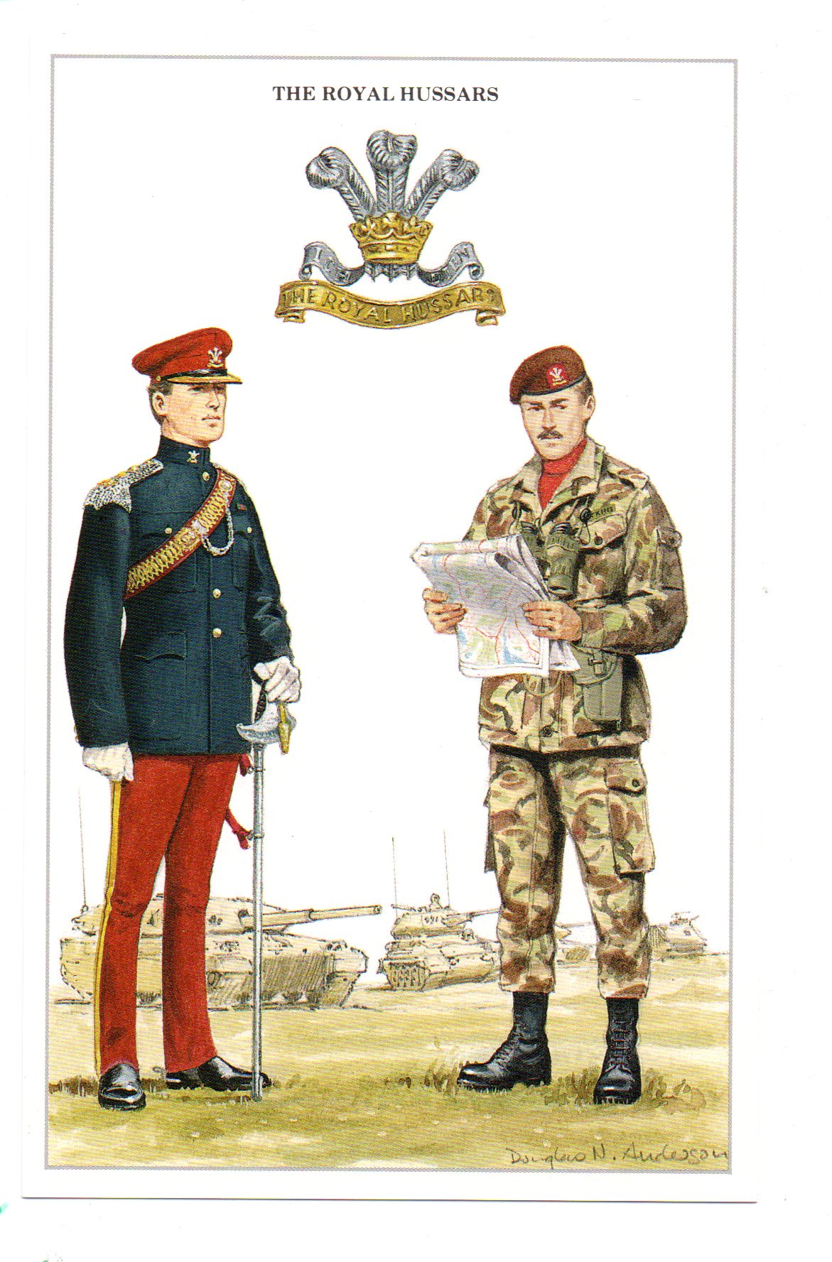 The Royal Hussars (Prince of Wales's Own) was a cavalry regiment of the British Army. It was formed by the amalgamation of the 10th Royal Hussars and the 11th Hussars in 1969 and it amalgamated with the 14th/20th King's Hussars to form the King's Royal Hussars in 1992.