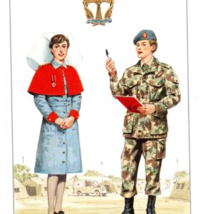 Queen Alexandra's Royal Army Nursing Corps (QARANC; known as the QAs) is the nursing branch of the British Army Medical Services. Although an "official" nursing service was not established until 1881, the corps traces its heritage to Florence Nightingale, who was instrumental in lobbying for the support of female military nurses. The Army Nursing Service, which had been established in 1881, and which from 1889 provided Sisters for all Army hospitals with at least 100 beds, had only a small number of nurses in its employ. In 1897, in an effort to have nurses available if needed for war, the service was supplemented by Princess Christian's Army Nursing Service Reserve (PCANSR). Nurses registered for the service and by the beginning of the First Boer War the reserve had around 100 members, but swelled its membership to over 1400 during the conflict. PCANSR eventually became the Queen Alexandra's Imperial Military Nursing Service. On 27 March 1902, Queen Alexandra's Imperial Military Nursing Service (QAIMNS) was established by Royal Warrant, and was named after Queen Alexandra, who became its president. In 1949, the QAIMNS became a corps in the British Army and was renamed as the Queen Alexandra's Royal Army Nursing Corps. Since 1950 the organisation has trained nurses, and in 1992 men were allowed to join.