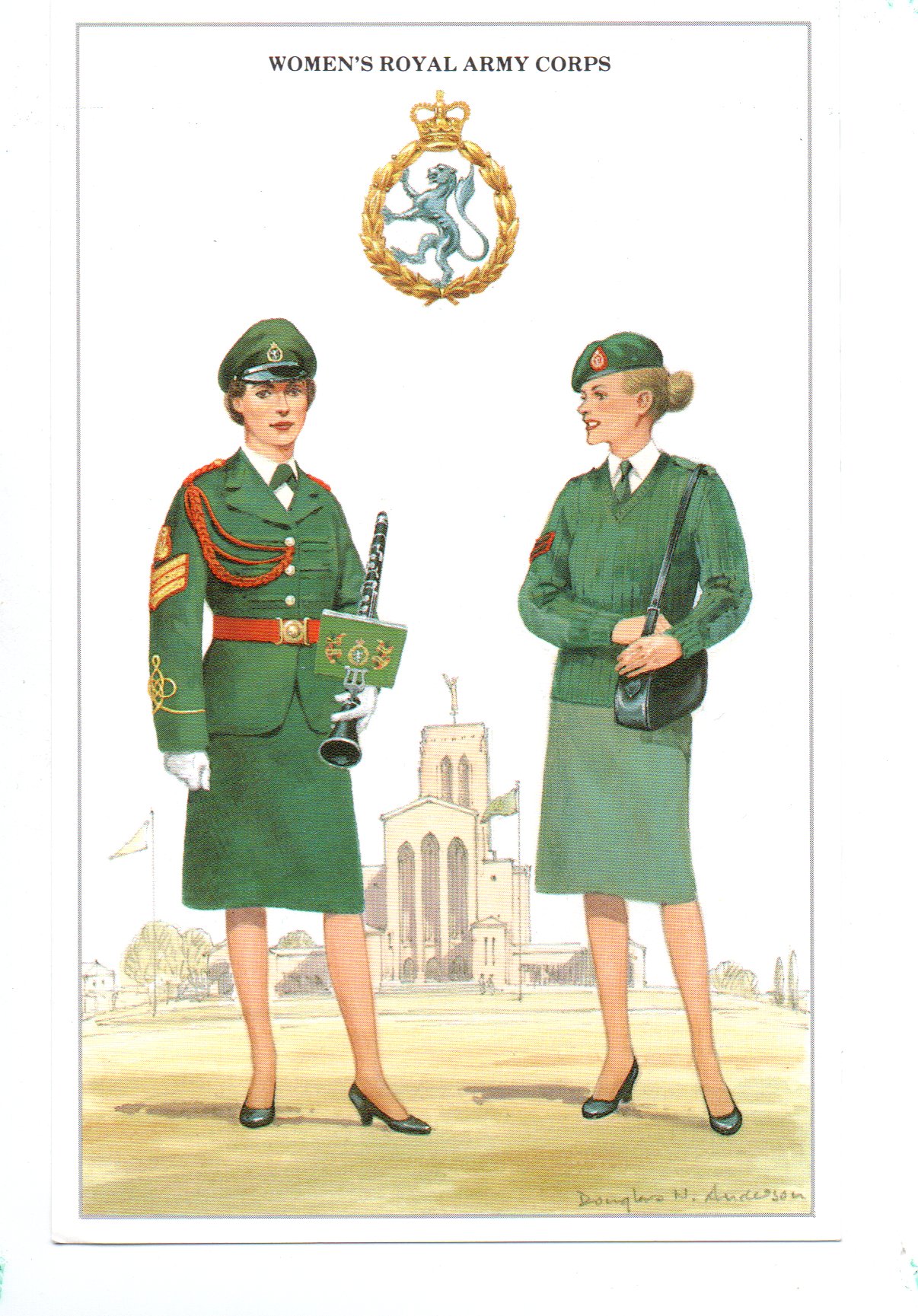 #82 The Womens Royal Army corps WRAC - Postcard