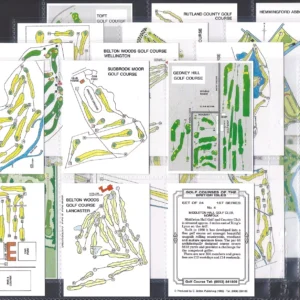 AZ2/15 Britton - Golf Courses of British Isles 1993 Full card set