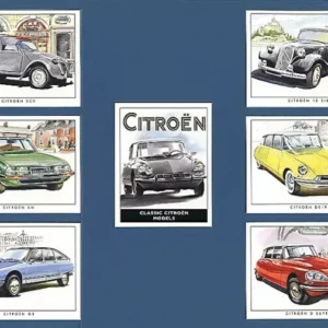 C118 Classic Citroen Modern Collectors Card Set - golden era 1990s