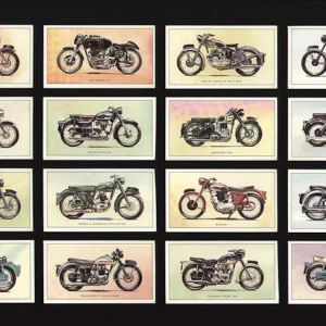 C25 British MotorCycles of the Fifties  Modern Collectors Card Set  (24)
