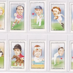 AZ2/31 Duttons Cards- Team Of Sporting Heroes 1981 full card set