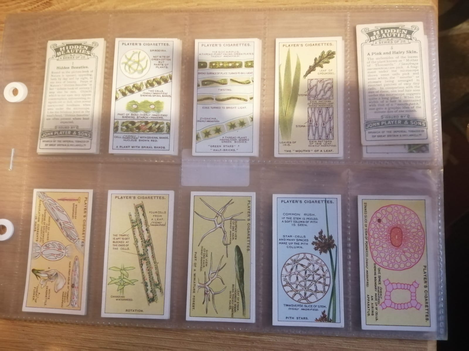 Full Cigarette card set Maker:  John Player & sons  Year :  1929 Set Name:  Hidden Beauties
