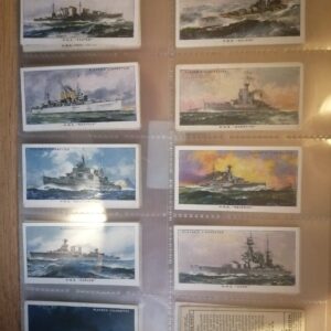 AZ1/C7 Modern Naval Craft 1939 John Player & sons Full Cigarette card set