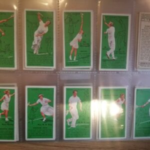 AZ1/C8 Tennis 1936 John Player & sons Full Cigarette card set