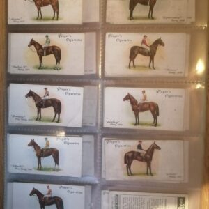 AZ1/C9 Derby and grand national winners / Horse racing 1933 John Player & sons Full Cigarette card set