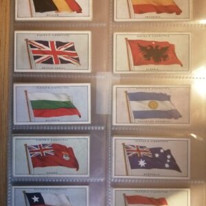 AZ1/C27 Flags of the league of nations 1928 John Player & sons Full Cigarette card set