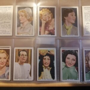 AZ1/C30 My Favourite Part 1939 Gallaher Ltd Full Cigarette card set