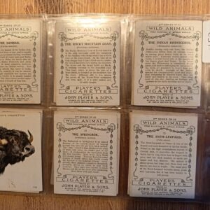 AZ1/C31 Wild Animals (large) 2nd series 1932 Players Full Cigarette card set