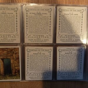 AZ1/C32 Portals of the Past (large) 1930 Players Full Cigarette card set