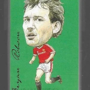 FB2 Famous Footballers - Manchester United Modern Collectors Card Set (20) a ( Bryan Robson, Mark Hughes, Brian McClair, Steve Bruce, Paul Ince, Gary Pallister, Denis Irwin, Ryan Giggs,Peter Schmeichel, Eric Cantona, Nicky Butt, Roy Keane, David Beckham, Paul Scholes, Gary Neville, Phil Neville, Andy Cole, Ole Gunnar Solsjaer, Jaap Stam, Fabien Barthez. )