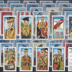 AZ2/23 Tony L Oliver - German Uniforms SA/SS/HJ 1971 full card set