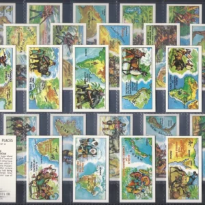 AZ2/6 badshah (tea) People and places 1970 Full card set