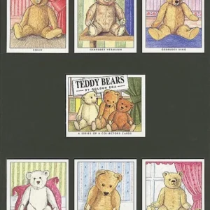 Teddy bears card set - golden era 1990s