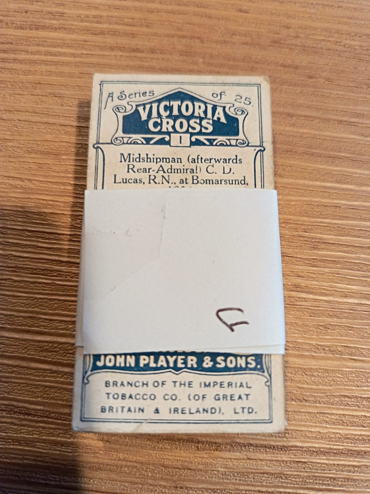 AZ1/C51 Victoria Cross A Series 1914 John Player & sons Full Cigarette card set