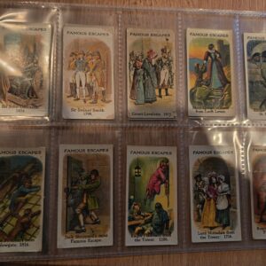 AZ1/C61 Famous Escapes 1926 Turf / Carreras Full Cigarette card set