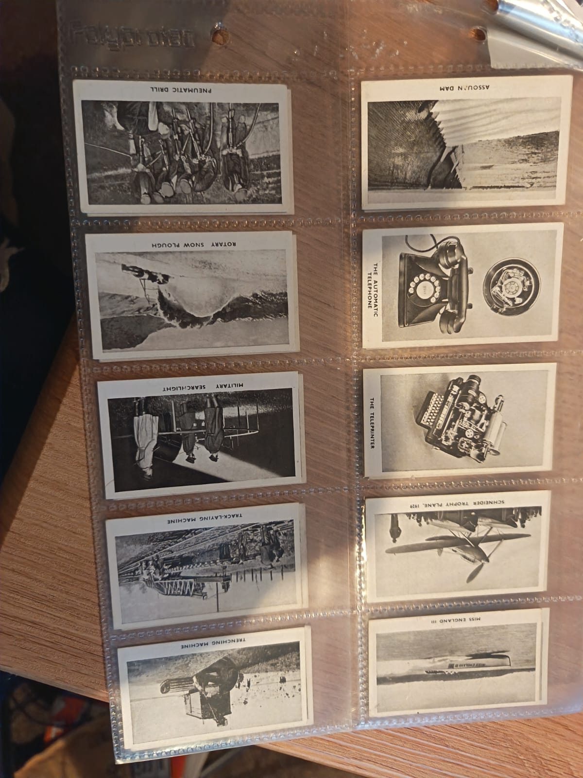 AZ1/C64 Modern Inventions 1935 Rothmans/Pallmall Full Cigarette card set