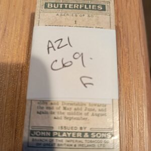 AZ1/C69 Butterflies 1932 John Players & sons Full Cigarette card set