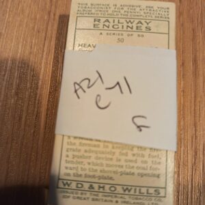 AZ1/C71 Railway engines 1936 WD & HO Wills Full Cigarette card set