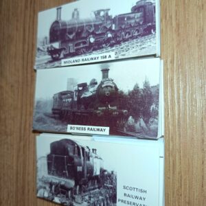 AZ1/C75 Preserved Railways Locos & Steam 1 & 2 - 3x Full card sets