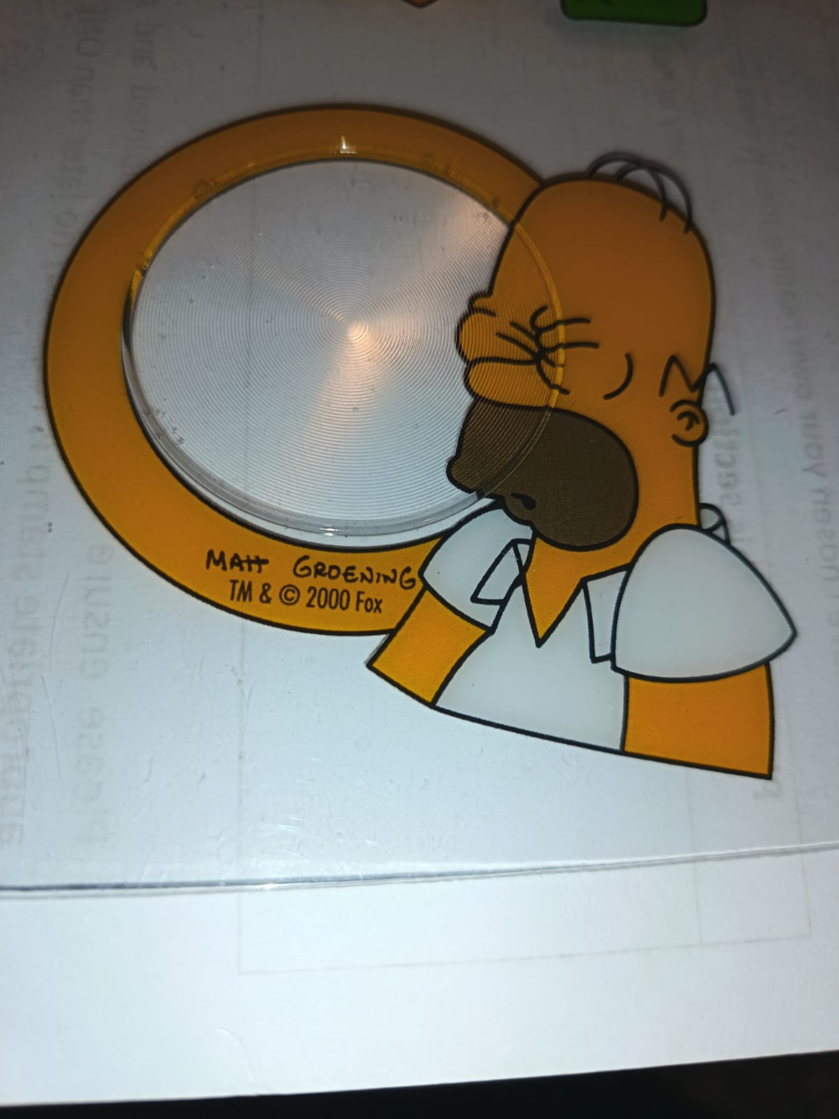 AZ1/C76 Simpsons Quaker Oats Honey Monster Magni-Finder Glass set of 6 Full sets
