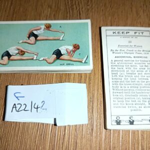 AZ2/C42 Keep Fit 1937 Lambert & Butler Full Cigarette card set