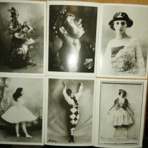 AZ3 - 6 x Ballet postcards
