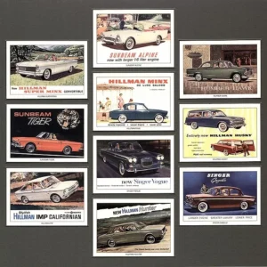 C165 Rootes Sixties Classics Modern Collectors Card Set (10XL)