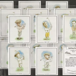 AZ2/83 GB cards & TW Cards Golfing Greats 1989 Modern Collectors Card Set