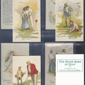 AZ2/85 Lancaster reprint - seven ages of golf 1995 Modern Collectors Card Set