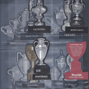 AZ2/70 Mister softee - Sports cups shaped (Trophies) 1975 Modern Collectors Card Set