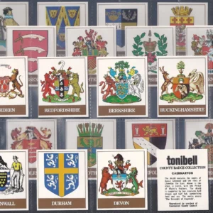 AZ2/48 Tonibell (Ice cream)- County Badge Collection1974  Full card set