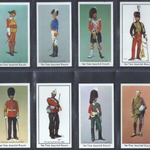 AZ2/86 Tea Time assorted biscuits 1974 British Soldiers Through the Ages Modern Collectors Card Set