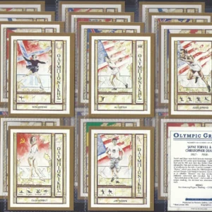 AZ2/77 Victoria Gallery Olympic Greats 1994 Modern Collectors Card Set