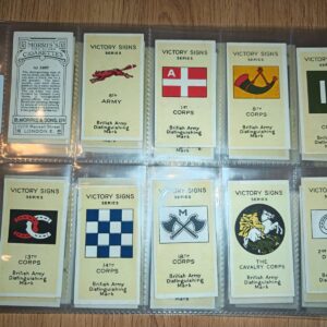 AZ2/51 Victory signs - 1928 B.Morris & sons Full Cigarette card set