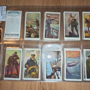 AZ2/50 Britains part in the war 1917 Wills Full Cigarette card set