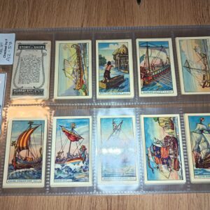 AZ2/57 The Story of ships - 1940 Murray sons & co Full Cigarette card set