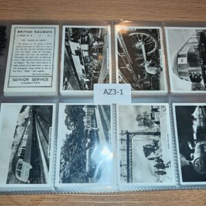 AZ3/1 British Railways Senior service 1938 - Full Cigarette card set
