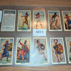 AZ3/3 Ancient warriors United services 1938 - Full Cigarette card set