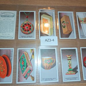 AZ3/4 Wax Art Series B Morris & sons ltd 1931 - Full Cigarette card set