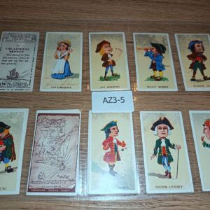 AZ3/5 Treasure Island B Morris & sons ltd 1924 - Full Cigarette card set
