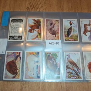 AZ3/10 Animals and birds of commercial value Gallaher 1921 - Full Cigarette card set