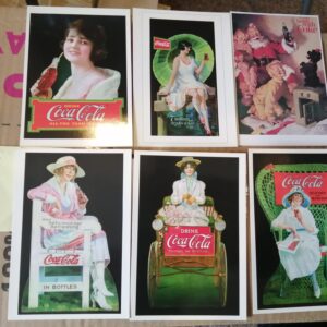 AZ3 - 6 x Coke / Coca Cola postcards (A)