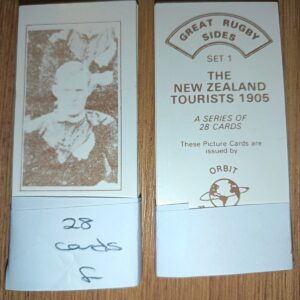 AZ3/20 Great Rugby Sides Orbit 1987 - Full Trade card set