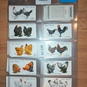 AZ3/18 Poultry Players 1931 - Full Cigarette card set