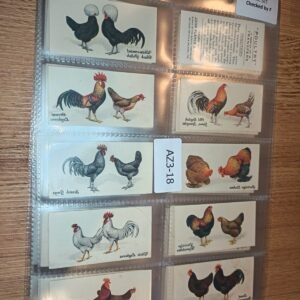 AZ3/18 Poultry Transfers Players 1931 - Full Cigarette card set